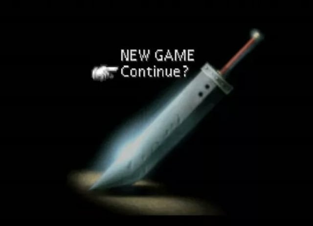 I just realized... The start menu of the original FF7 has a shape of number 7! : r/FinalFantasy